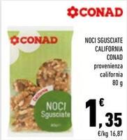 Offerta per Conad - Noci Sgusciate California a 1,35€ in Conad City