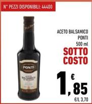 Offerta per Ponti - Aceto Balsamico a 1,85€ in Conad City