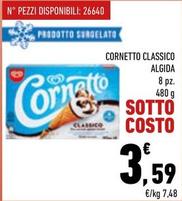 Offerta per Algida - Cornetto Classico a 3,59€ in Conad City
