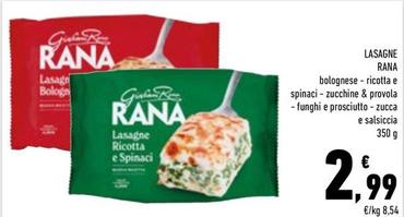 Offerta per Rana - Lasagne a 2,99€ in Conad City