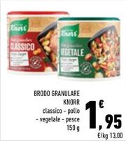 Offerta per Knorr - Brodo Granulare a 1,95€ in Conad City