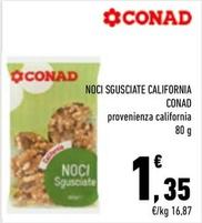 Offerta per Conad - Noci Sgusciate California a 1,35€ in Conad City