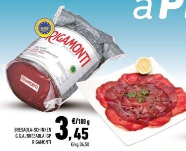 Offerta per Rigamonti - Bresaola IGP a 3,45€ in Conad