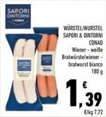 Offerta per Conad - Wurstel Sapori & Dintorni a 1,39€ in Conad
