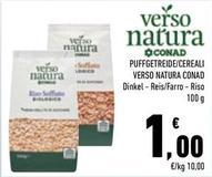 Offerta per Conad - Cereali Verso Natura a 1€ in Conad
