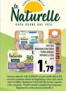Offerta per Le Naturelle - Uova Terra Omega3 Vita a 1,79€ in Conad