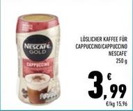 Offerta per Nescafé - Cappuccino a 3,99€ in Conad