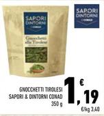 Offerta per Conad - Gnocchetti Tirolesi Sapori & Dintorni a 1,19€ in Conad