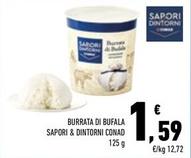 Offerta per Conad - Burrata Di Bufala Sapori & Dintorni a 1,59€ in Conad