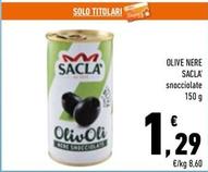 Offerta per Saclà - Olive Nere a 1,29€ in Conad
