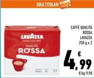 Offerta per Lavazza - Caffè Qualità Rossa a 4,99€ in Conad
