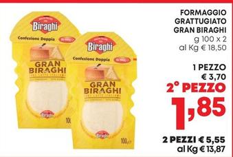 Offerta per Gran Biraghi - Formaggio Grattugiato a 3,7€ in Pam
