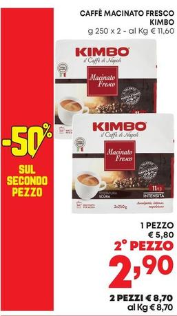 Offerta per Kimbo - Caffè Macinato Fresco a 5,8€ in Pam