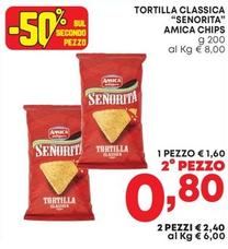 Offerta per Amica Chips - Tortilla Classica "Senorita" a 1,6€ in Pam