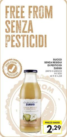 Offerta per Zuegg - Succo Senza Residui Di Pesticidi a 2,29€ in Pam