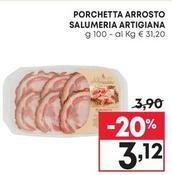 Offerta per Salumeria Artigiana - Porchetta Arrosto a 3,12€ in Pam