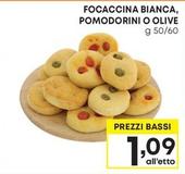 Offerta per Focaccina Bianca, Pomodorini O Olive a 1,09€ in Pam