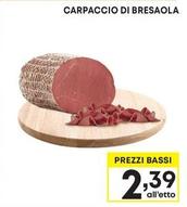 Offerta per Carpaccio Di Bresaola a 2,39€ in Pam