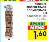 Offerta per Ilip - Bicchieri Biodegradabili E Compostabili a 1,6€ in Pam