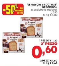 Offerta per Grissin Bon - "Le Fresche Biscottate" a 1,2€ in Pam