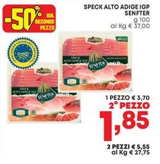 Offerta per Senfter - Speck Alto Adige IGP a 3,7€ in Pam