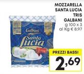 Offerta per Galbani - Mozzarella Santa Lucia Tris a 2,69€ in Pam