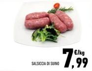 Offerta per Salsiccia Di Suino a 7,99€ in Conad