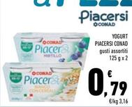 Offerta per Conad - Yogurt Piacersi a 0,79€ in Conad