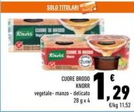 Offerta per Knorr - Cuore Brodo a 1,29€ in Conad