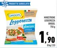 Offerta per Orogel - Minestrone Leggerezza a 1,9€ in Conad