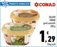 Offerta per Conad - Gelato a 1,29€ in Conad