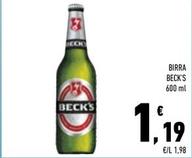 Offerta per Becks - Birra a 1,19€ in Conad