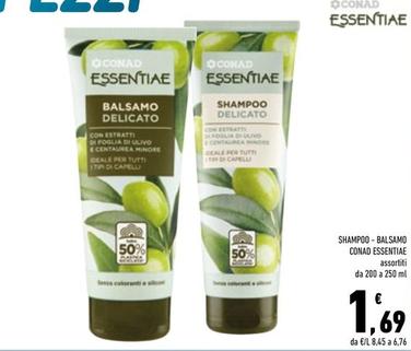 Offerta per Conad Essentiae - Shampoo-balsamo a 1,69€ in Conad