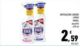 Offerta per Viakal - Anticalcare Liquido Spray  a 2,59€ in Conad