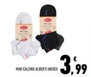 Offerta per Mini Calzino Alber's Unisex a 3,99€ in Conad