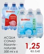 Offerta per Conad - Acqua a 1,25€ in Conad