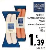 Offerta per Conad - Wurstel Sapori & Dintorni a 1,39€ in Conad City