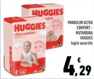 Offerta per Huggies - Pannolini Ultra Comfort-Mutandina a 4,29€ in Conad City