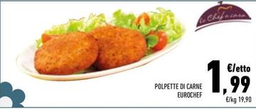 Offerta per Eurochef - Polpette Di Carne a 1,99€ in Margherita Conad