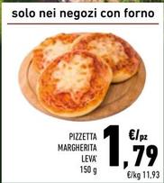 Offerta per Pizzetta Margherita Leva' a 1,79€ in Margherita Conad