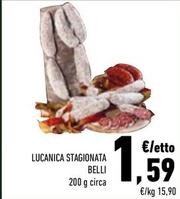 Offerta per Belli - Lucanica Stagionata a 1,59€ in Margherita Conad