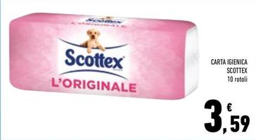Offerta per Scottex - Carta Igienica a 3,59€ in Margherita Conad