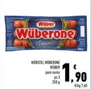Offerta per Wuber - Würstel Wüberone a 1,9€ in Conad Superstore