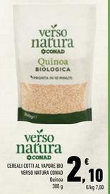 Offerta per Conad - Cereali Cotti Al Vapore Bio Verso Natura a 2,1€ in Conad Superstore