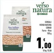 Offerta per Conad - Cereali Verso Natura a 1€ in Conad Superstore