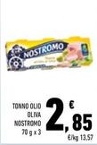 Offerta per Nostromo - Tonno Olio Oliva a 2,85€ in Conad Superstore