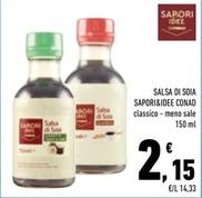 Offerta per Conad - Salsa Di Soia Sapori&Idee a 2,15€ in Conad Superstore