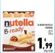 Offerta per Ferrero - B Ready Nutella a 1,99€ in Conad Superstore
