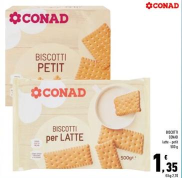 Offerta per Conad - Biscotti a 1,35€ in Conad Superstore