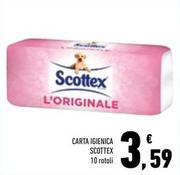 Offerta per Scottex - Carta Igienica a 3,59€ in Conad Superstore